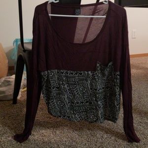 Empyre ong sleeve top